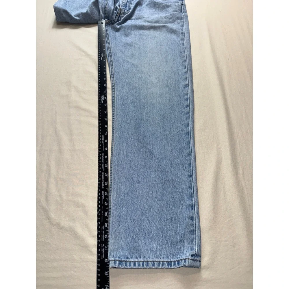 Levis 550 Mens Relaxed Fit Tapered Leg Light‎ Wash Denim Jeans Blue 36x34